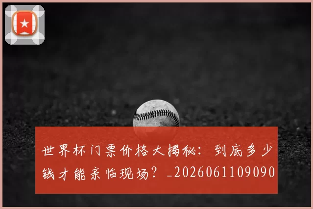 世界杯门票价格大揭秘：到底多少钱才能亲临现场？_20260611090907