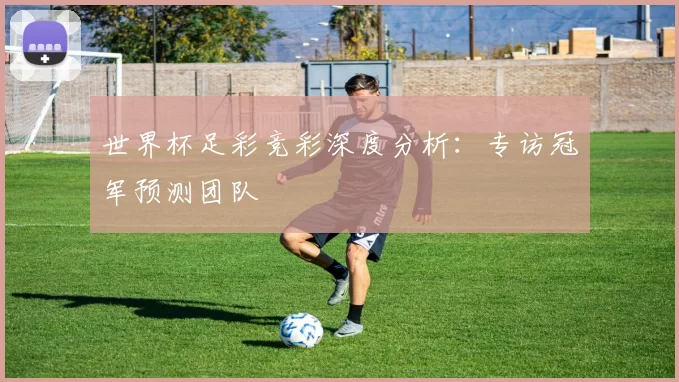 世界杯足彩竞彩深度分析:专访冠军预测团队